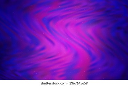 Light Purple, Pink vector background with astronomical stars. Modern abstract illustration with Big Dipper stars. Smart design for your business advert.