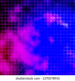 Light Purple, Pink vector background with circles. Illustration with set of shining colorful abstract spheres. New template for your brand book.
