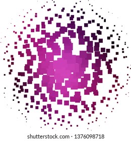 Light Purple, Pink vector background in polygonal style. Modern design with rectangles in abstract style. Modern template for your landing page.