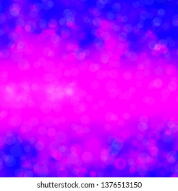 Light Purple, Pink vector background with circles. Colorful illustration with gradient dots in nature style. New template for your brand book.