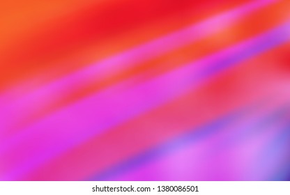 Light Purple, Pink vector background with stright stripes. Colorful shining illustration with lines on abstract template. Smart design for your business advert.