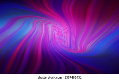 Light Purple, Pink vector background with galaxy stars. Modern abstract illustration with Big Dipper stars. Pattern for futuristic ad, booklets.