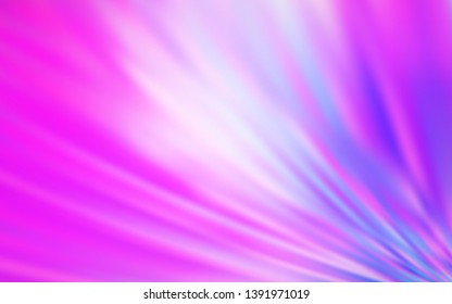 Light Purple, Pink vector background with stright stripes. Glitter abstract illustration with colorful sticks. Smart design for your business advert.