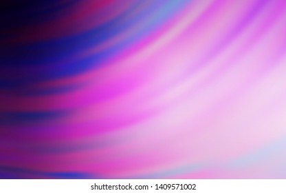 Light Purple, Pink vector background with wry lines. Creative illustration in halftone style with gradient. A new texture for your  ad, booklets, leaflets.