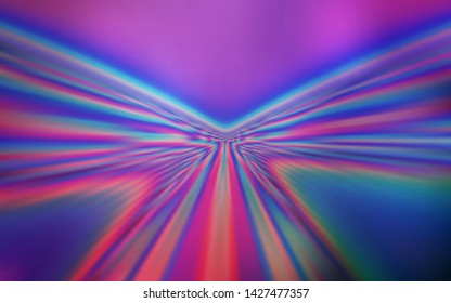 Light Purple, Pink vector background with curved lines. Modern gradient abstract illustration with bandy lines. Elegant pattern for a brand book.