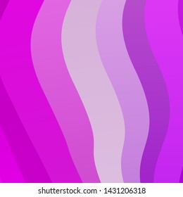 Light Purple, Pink vector background with lines. Illustration in abstract style with gradient curved.  Design for your business promotion.