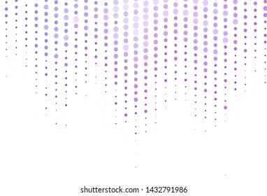 Light Purple, Pink vector background with spots. Blurred decorative design in abstract style with bubbles. Pattern for beautiful websites.