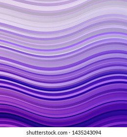 Light Purple, Pink vector background with lines. Abstract gradient illustration with wry lines. Pattern for ads, commercials.