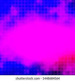 Light Purple, Pink vector background with circles. Abstract colorful disks on simple gradient background. Design for your commercials.