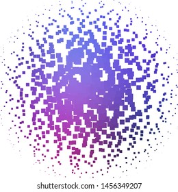 Light Purple, Pink vector background with rectangles. Abstract gradient illustration with rectangles. Modern template for your landing page.