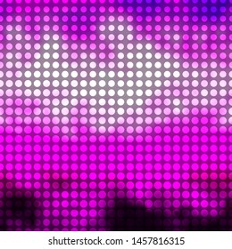 Light Purple, Pink vector background with circles. Abstract illustration with colorful spots in nature style. Pattern for business ads.