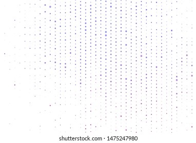 Light Purple, Pink vector background with bubbles. Beautiful colored illustration with blurred circles in nature style. Pattern for ads, leaflets.