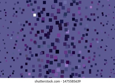 Light Purple, Pink vector background with rectangles. Decorative design in abstract style with rectangles. Best design for your ad, poster, banner.