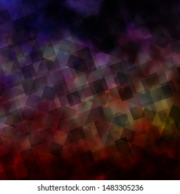 Light Purple, Pink vector background with polygonal style. Glitter abstract illustration with triangular shapes. Design for your promotions.