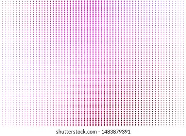 Light Purple, Pink vector background with bubbles. Glitter abstract illustration with blurred drops of rain. Design for poster, banner of websites.