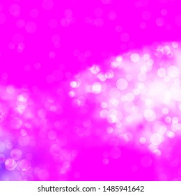 Light Purple, Pink vector background with spots. Abstract colorful disks on simple gradient background. Pattern for websites.