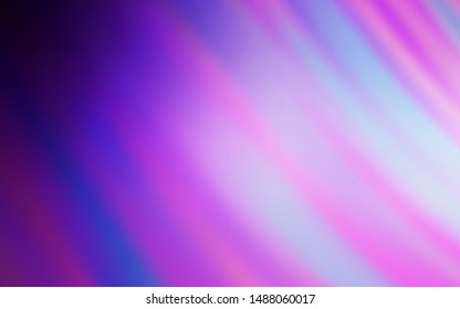 Light Purple, Pink vector background with stright stripes. Lines on blurred abstract background with gradient. Best design for your ad, poster, banner.