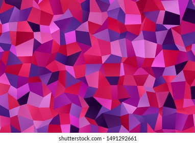 Light Purple, Pink vector background with rectangles. Illustration with set of colorful rectangles. Modern template for your landing page.
