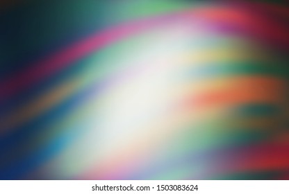 Light Purple, Pink vector background with curved lines. A circumflex abstract illustration with gradient. A completely new design for your business.