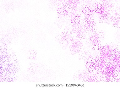 Light Purple, Pink vector background with abstract shapes. Decorative design in abstract style with random forms. Elegant design for wallpapers.