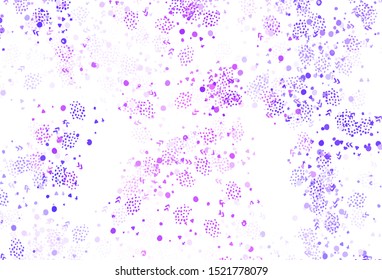 Light Purple, Pink vector background with abstract shapes. Decorative design in abstract style with random forms. Simple design for your web site.