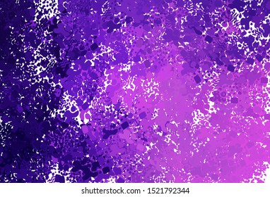 Light Purple, Pink vector background with abstract shapes. Modern abstract illustration with colorful random forms. Simple design for your web site.