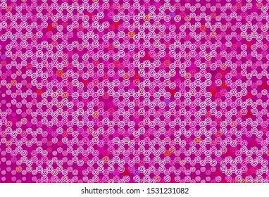Light Purple, Pink vector background with wry lines. Geometric illustration in abstract style with gradient.  Abstract style for your business design.