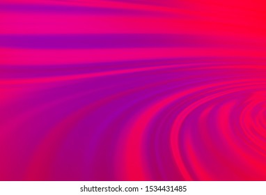 Light Purple, Pink vector background with liquid shapes. Glitter abstract illustration with wry lines. The elegant pattern for brand book.