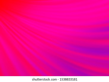 Light Purple, Pink vector background with lava shapes. Shining illustration, which consist of blurred lines, circles. Pattern for your business design.