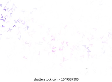 Light Purple, Pink vector background with curved lines. Geometric illustration in abstract style with gradient.  New composition for your brand book.