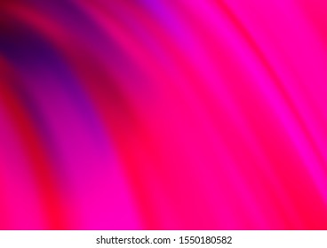 Light Purple, Pink vector background with liquid shapes. An elegant bright illustration with gradient. The elegant pattern for brand book.