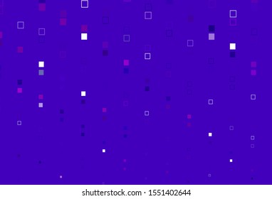 Light Purple, Pink vector background with rectangles. Illustration with set of colorful rectangles. Background for cell phones.
