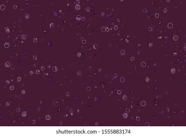 Light Purple, Pink vector background with tasty food. Beautiful colorful illustration with food in doodle style. Design for ad, poster, banner of cafes or restaurants.