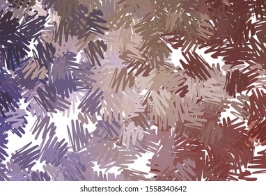 Light Purple, Pink vector background with straight lines. Glitter abstract illustration with colorful sticks. Smart design for your business advert.