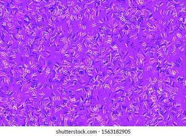 Light Purple, Pink vector background with straight lines, dots. Blurred decorative design in simple style with lines. Pattern for ad, booklets, leaflets.