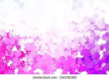 Light Purple, Pink vector background with straight lines. Blurred decorative design in simple style with lines. Pattern for ad, booklets, leaflets.