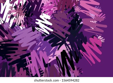 Light Purple, Pink vector background with straight lines. Glitter abstract illustration with colorful sticks. Pattern for your busines websites.