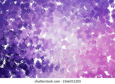 Light Purple, Pink vector background with straight lines. Shining colored illustration with sharp stripes. Template for your beautiful backgrounds.