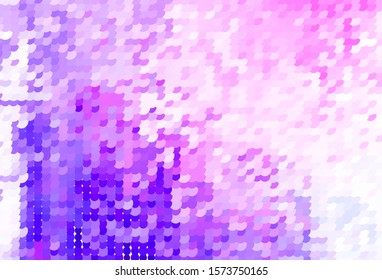 Light Purple, Pink vector background with spots. Blurred decorative design in abstract style with bubbles. Design for your business advert.
