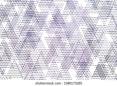 Light Purple, Pink vector background with triangles, circles. Beautiful illustration with circles, triangles in nature style. Smart design for your adverts.