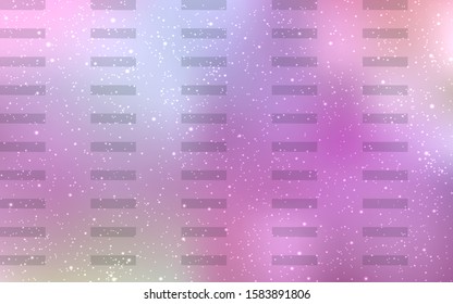 Light Purple, Pink vector background with straight lines. Shining colored illustration with sharp stripes. Pattern for ad, booklets, leaflets.