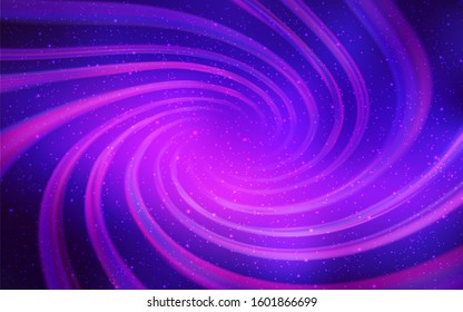 Light Purple, Pink vector background with astronomical stars. Modern abstract illustration with Big Dipper stars. Best design for your ad, poster, banner.