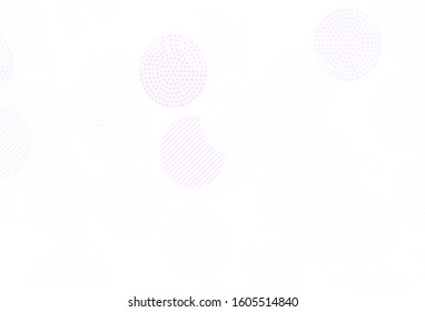 Light Purple, Pink vector background with spots. Modern abstract illustration with colorful water drops. Design for your business advert.