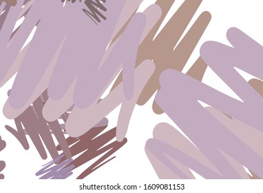 Light Purple, Pink vector background with stright stripes. Glitter abstract illustration with colorful sticks. Smart design for your business advert.
