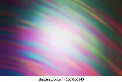 Light Purple, Pink vector background with curved lines. A shining illustration, which consists of curved lines. Pattern for your business design.