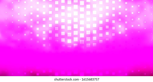 Light Purple, Pink vector background in polygonal style. Illustration with a set of gradient rectangles. Pattern for websites, landing pages.