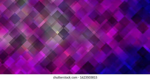 Light Purple, Pink vector background with rectangles. Modern design with rectangles in abstract style. Pattern for websites, landing pages.