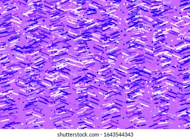 Púrpura clara, fondo vector rosado con líneas rectas. Líneas sobre fondo abstracto borroso con degradado. Plantilla para sus hermosos fondos.