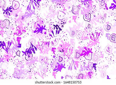 Fondo vectorial pálido y rosa con formas abstractas. Diseño decorativo en estilo abstracto con formas aleatorias. Mejor diseño inteligente para su negocio.