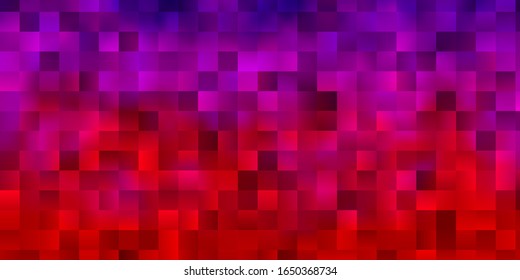Fondo vectorial rosa claro morado en estilo poligonal. Rectángulos con gradiente colorido sobre fondo abstracto. Plantilla para teléfonos móviles.
